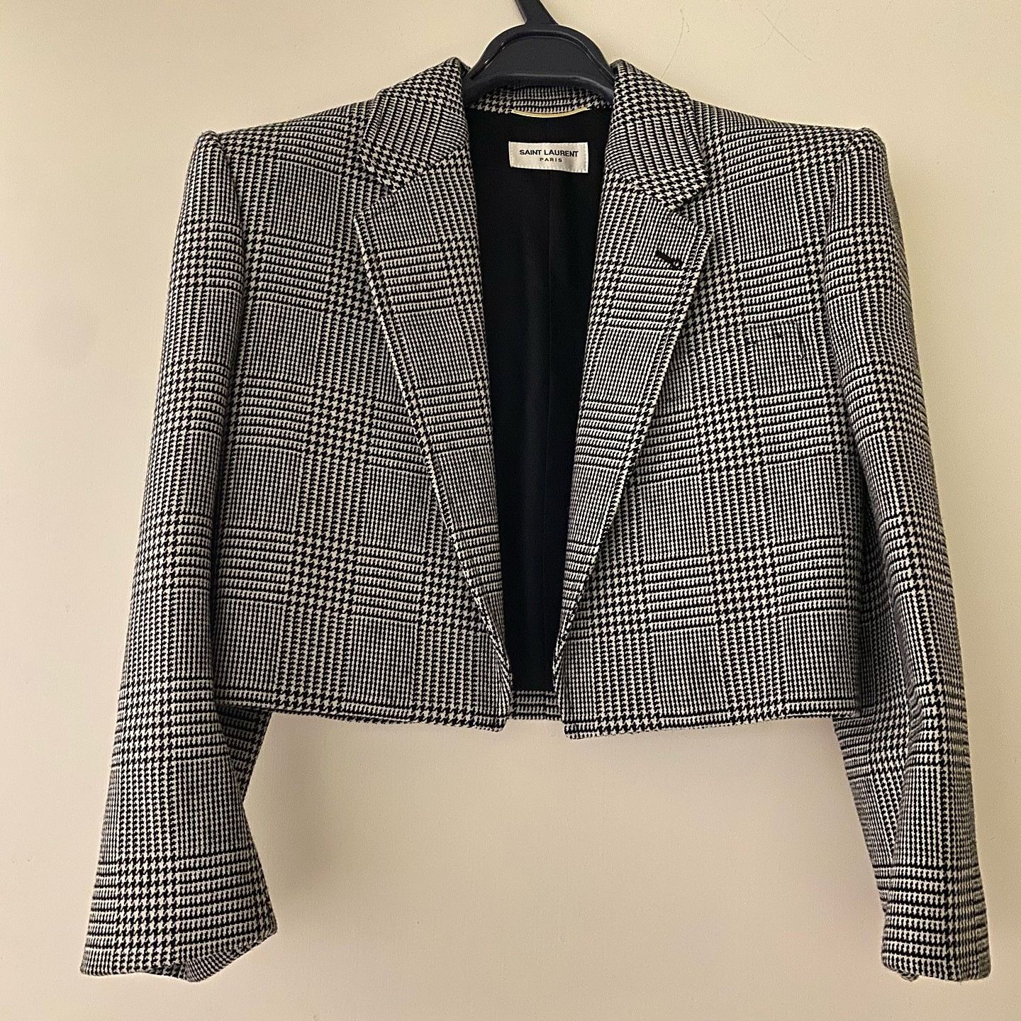 Saint Laurent Paris Saint Laurent Plaid Blazer Size 36 Size XS / US 0-2 / IT 36-38 - 1 Thumbnail