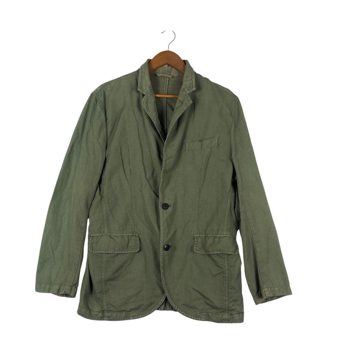 Lacoste LACOSTE Vintage Washed Blazer Jacket Size US XL / EU 56 / 4 - 1 Thumbnail