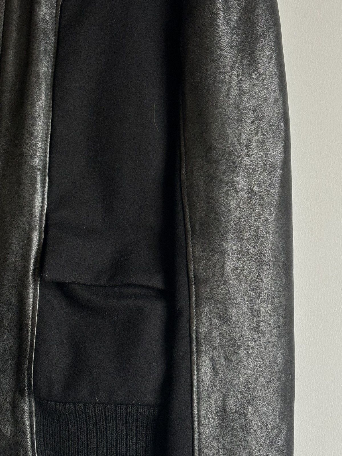 Maison Margiela Maison Martin Margiela | AW 2014 Leather Wool Zip Jacket Size US M / EU 48-50 / 2 - 3 Thumbnail