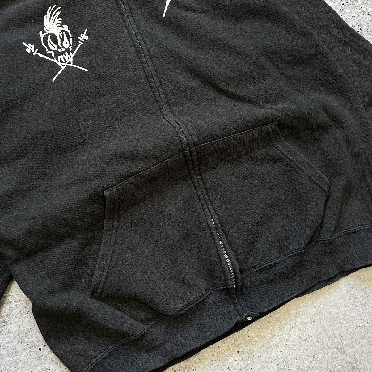 Band Tees Metallica Black Cotton Full Zip Big Logo Hoodie Size US L / EU 52-54 / 3 - 6 Thumbnail