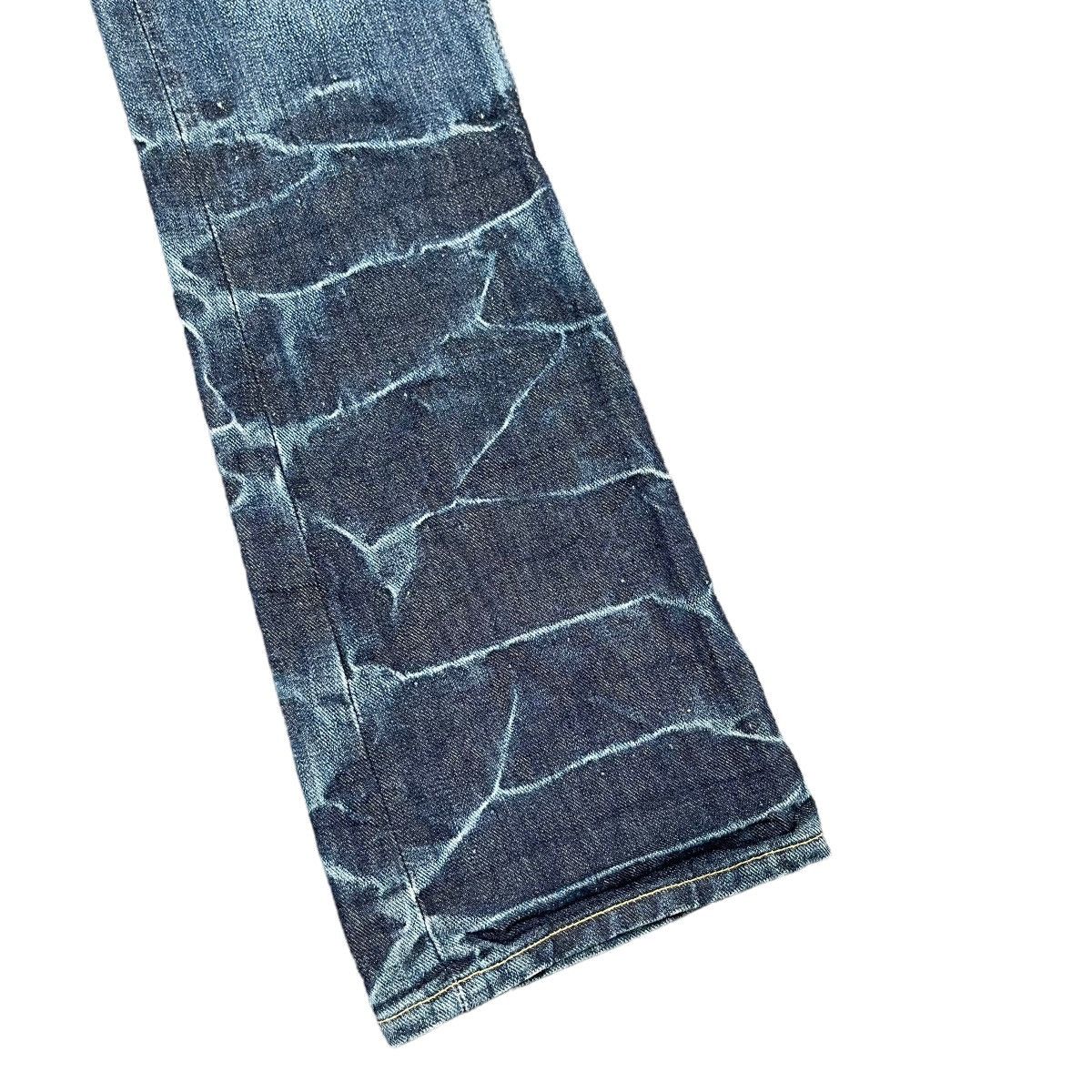 Hysteric Glamour × If Six Was Nine × Tornado Mart Flare Jeans Brappers Punk Snake Washed Denim Size 27" / US 4 / IT 40 - 5 Thumbnail