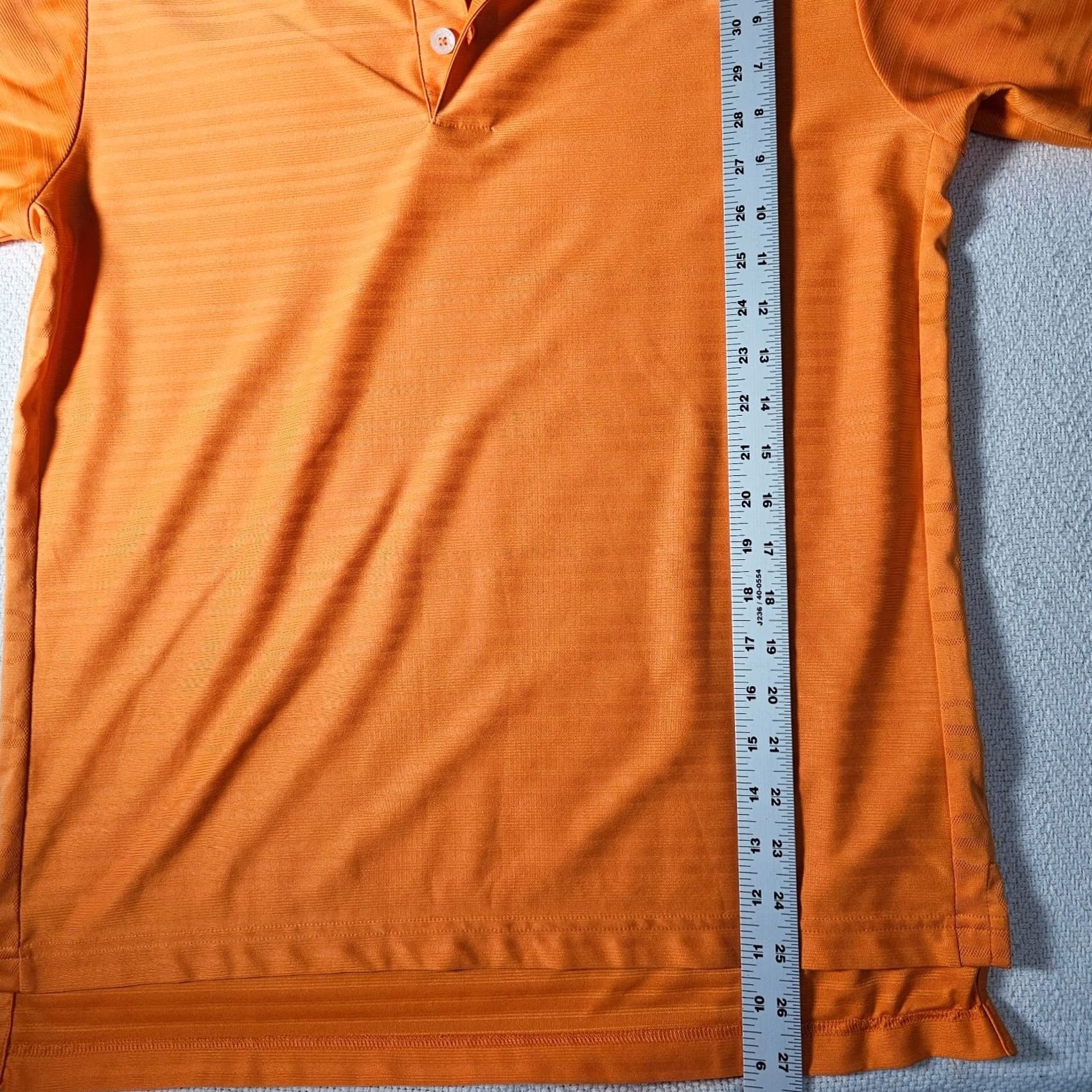 Adidas Adidas Climacool Polo Shirt Men S Orange Striped Embellished Logo Golf Shirt Size US S / EU 44-46 / 1 - 3 Thumbnail