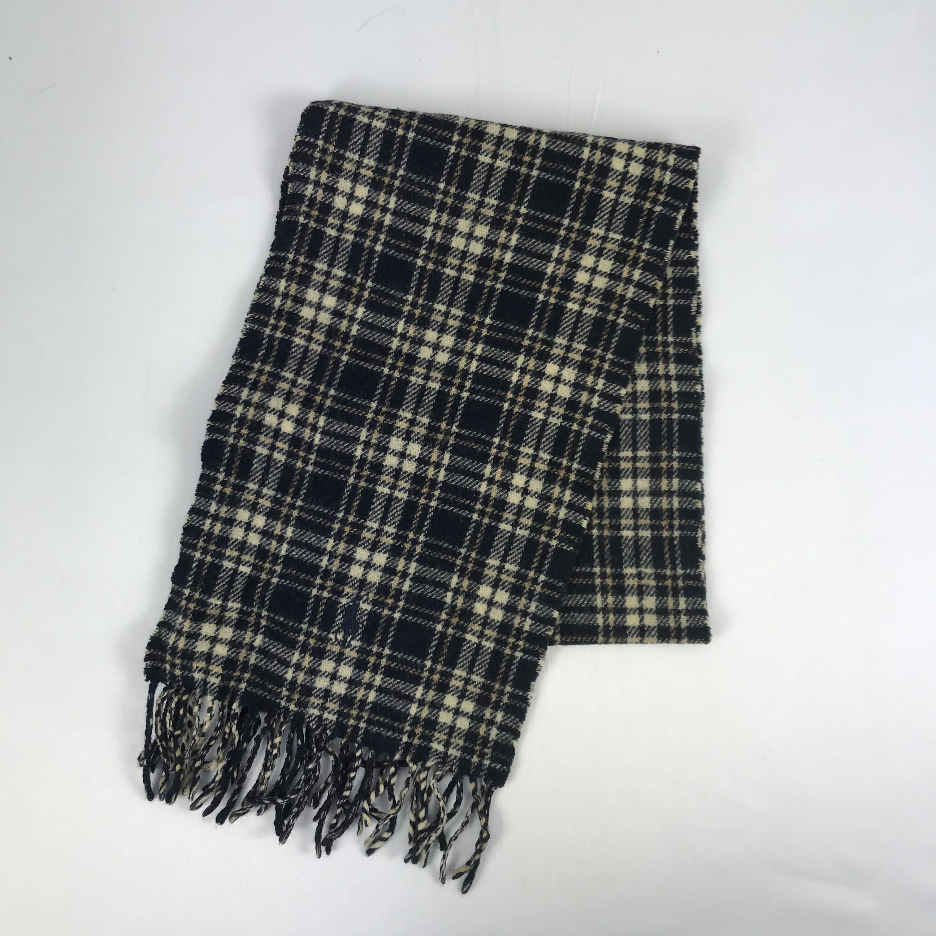 Polo Ralph Lauren Vintage Polo Ralph Lauren Scarf Muffler Wool Scarves Size ONE SIZE - 3 Thumbnail