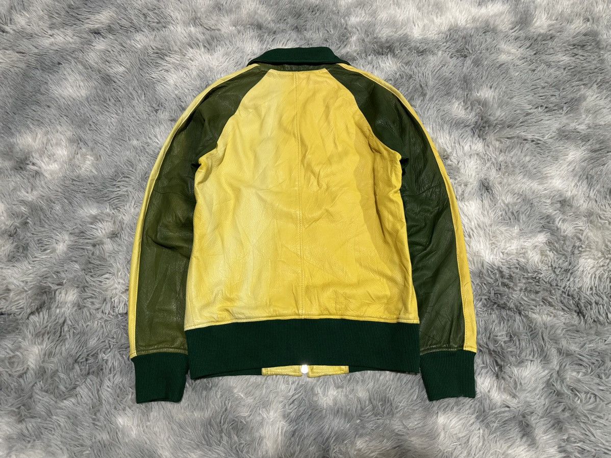 Japanese Brand 🔥Aw04 Drestrip Deer Leather Track Jacket Jamaica Marijuana Size US S / EU 44-46 / 1 - 13 Thumbnail