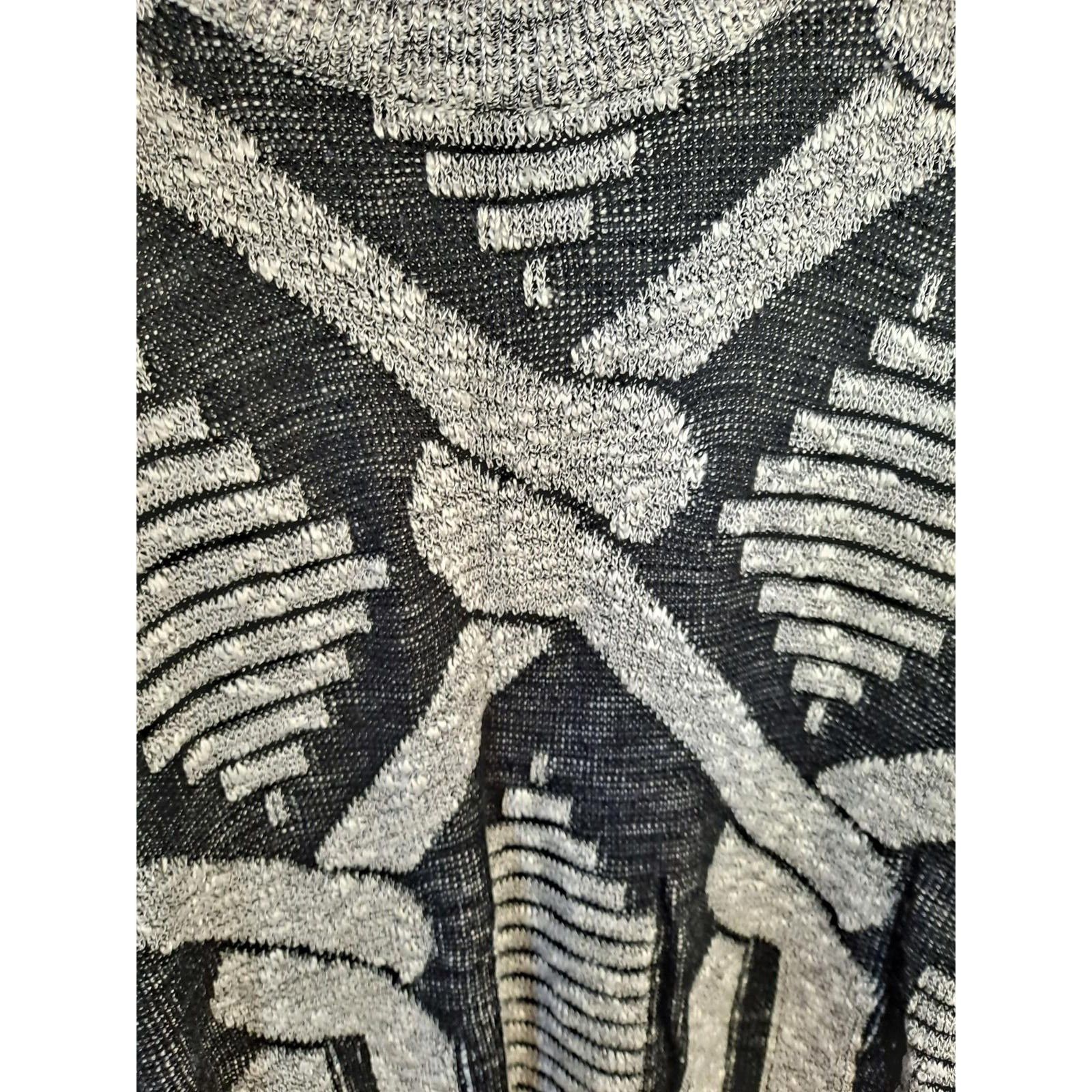 Koman Vintage 90's Koman Knit Sweater with Abstract Design Size La Size US L / EU 52-54 / 3 - 2 Thumbnail