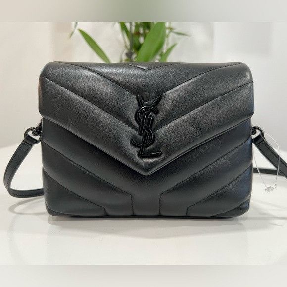 Yves Saint Laurent, Bags, Loulou Toy Matelasse Calfskin Flaptop Shoulder  Bag Black Hardware