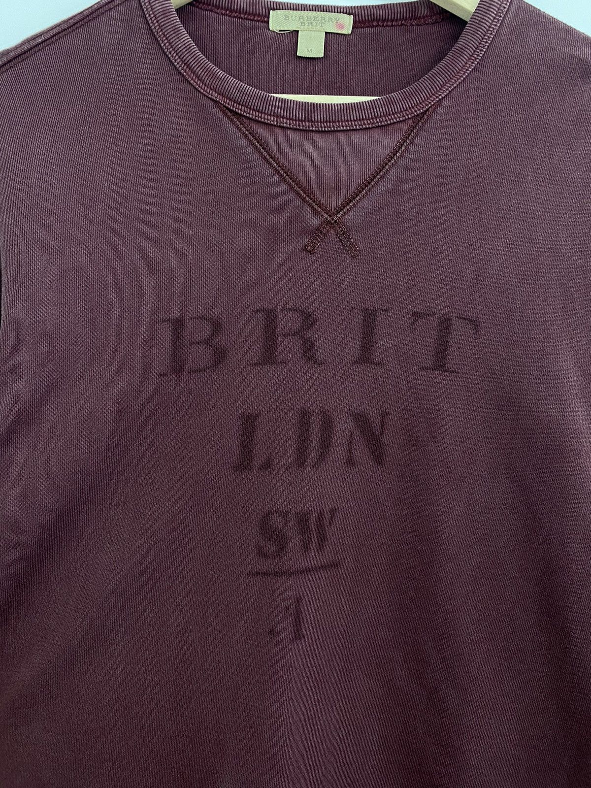 Burberry 🇬🇧 Burberry Brit London Sweatshirt Rare Retro Y2K Hype Size US M / EU 48-50 / 2 - 4 Thumbnail