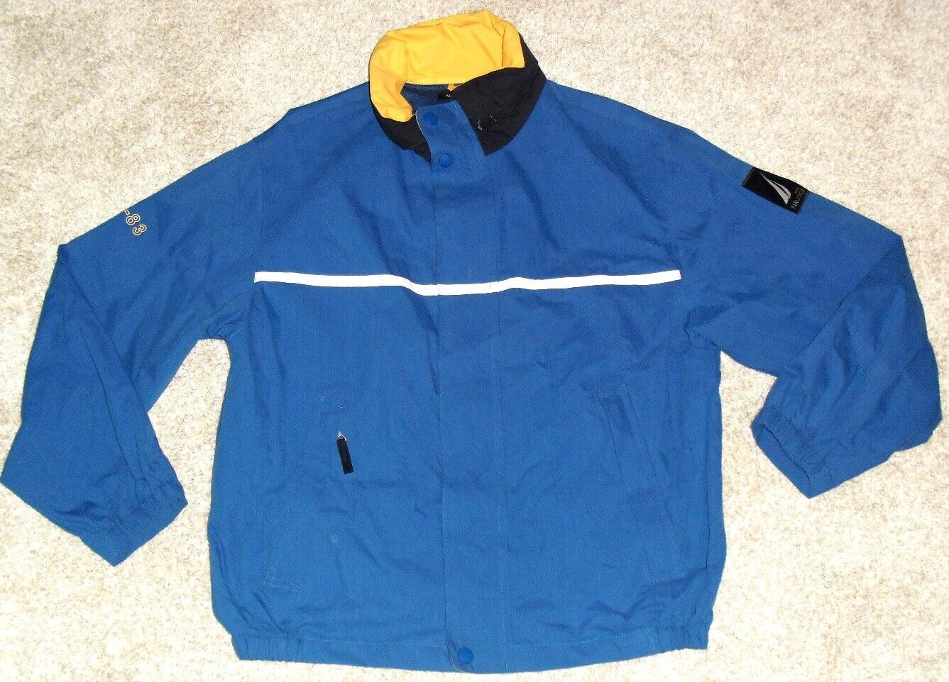 image of Nautica Ns 83 Mens Windbreaker Jacket Sz. Large New Blue