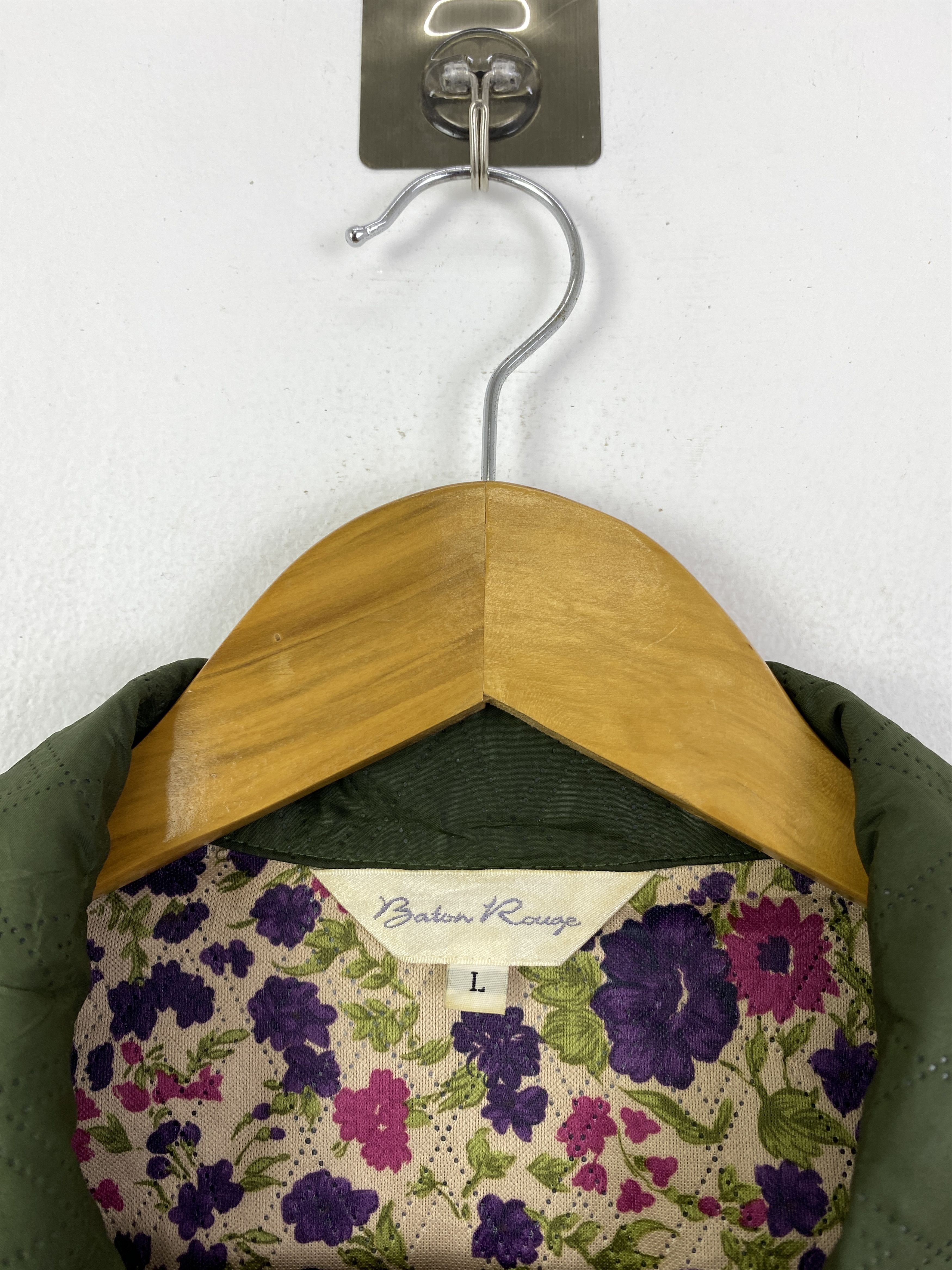 Japanese Brand Vintage Baton Rouge Quilted Floral Japan 90s Jacket JA0218 Size US L / EU 52-54 / 3 - 5 Thumbnail
