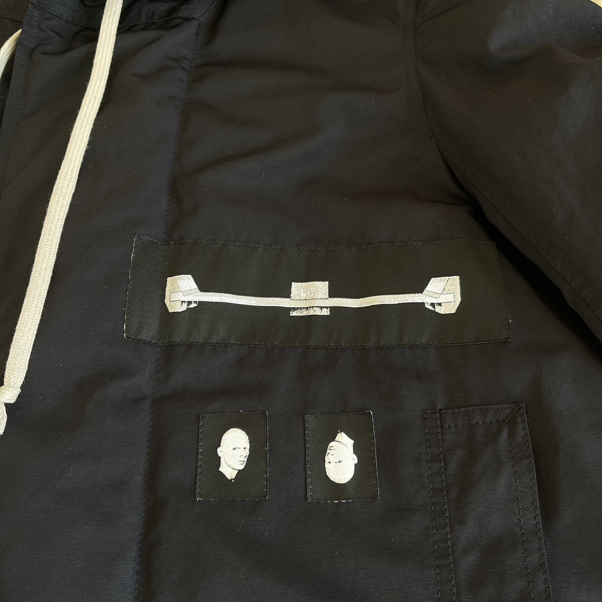 Rick Owens Drkshdw FW2018 Graphic Padded Fishtail Parka Jacket Size US L / EU 52-54 / 3 - 3 Thumbnail