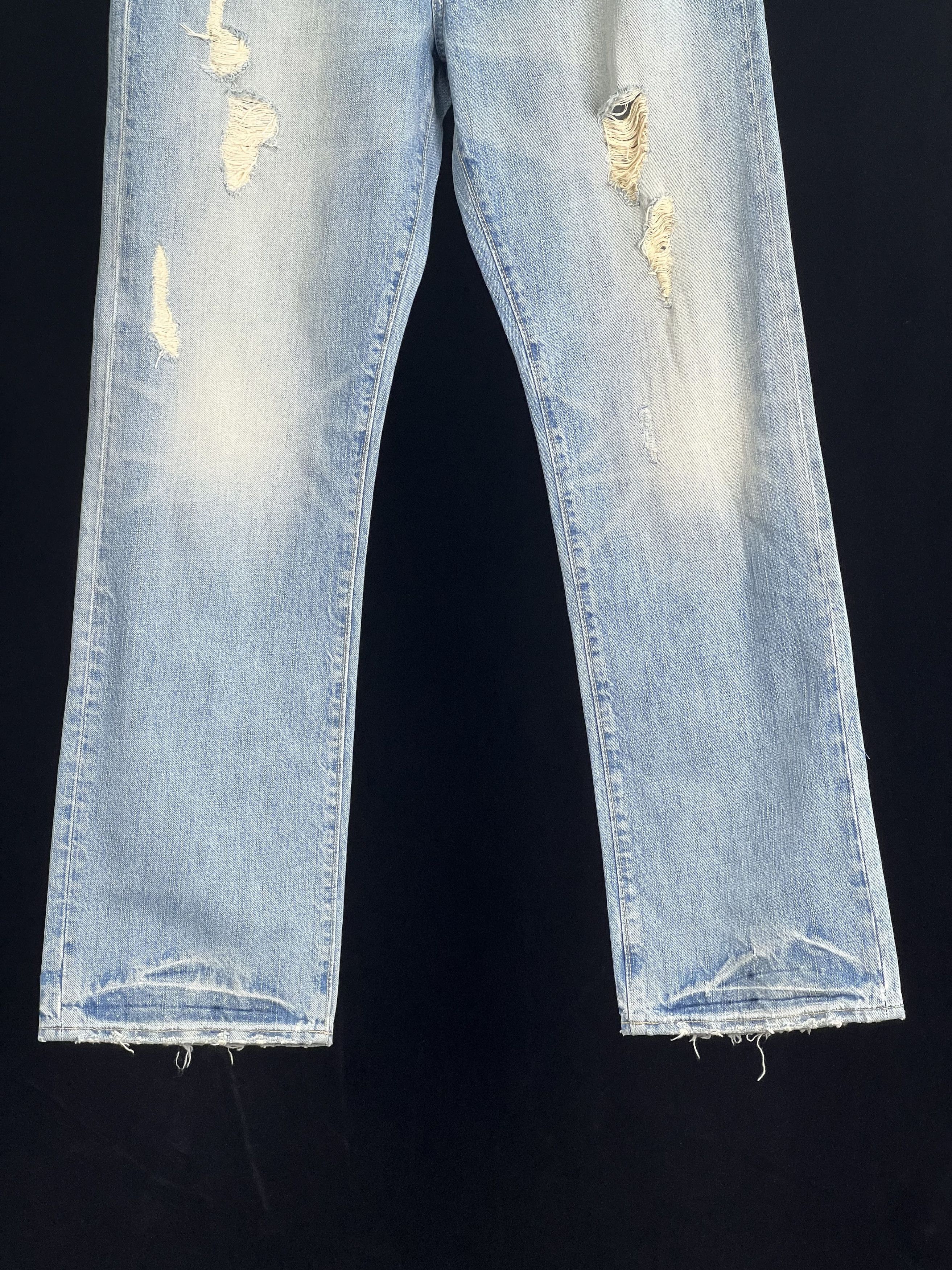 American Eagle Outfitters Light Wash Bootcut Jeans Jambe Semi-evasee Denim Size US 32 / EU 48 - 3 Thumbnail