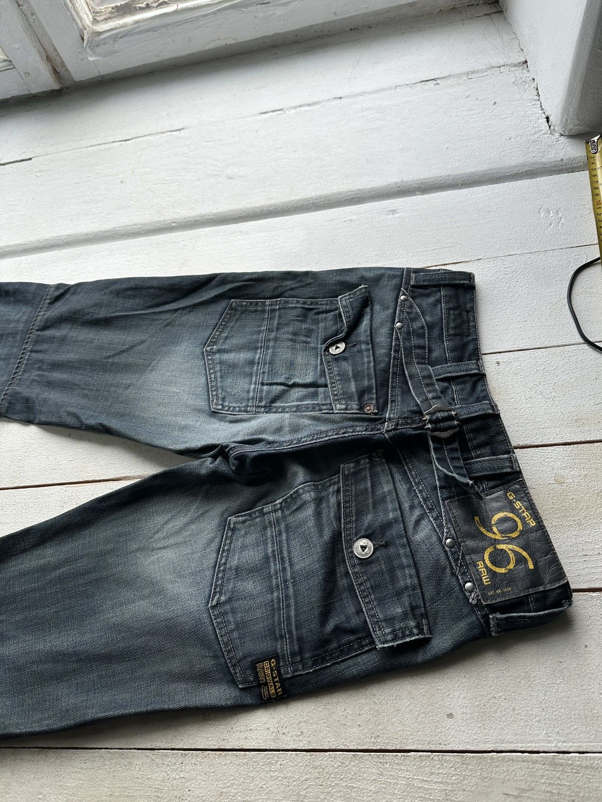 G-Star VNTG🚨96 G STAR RAW Jeans AVANT GARDE Washed Denim y2k 3301 Size 27" / US 4 / IT 40 - 12 Thumbnail