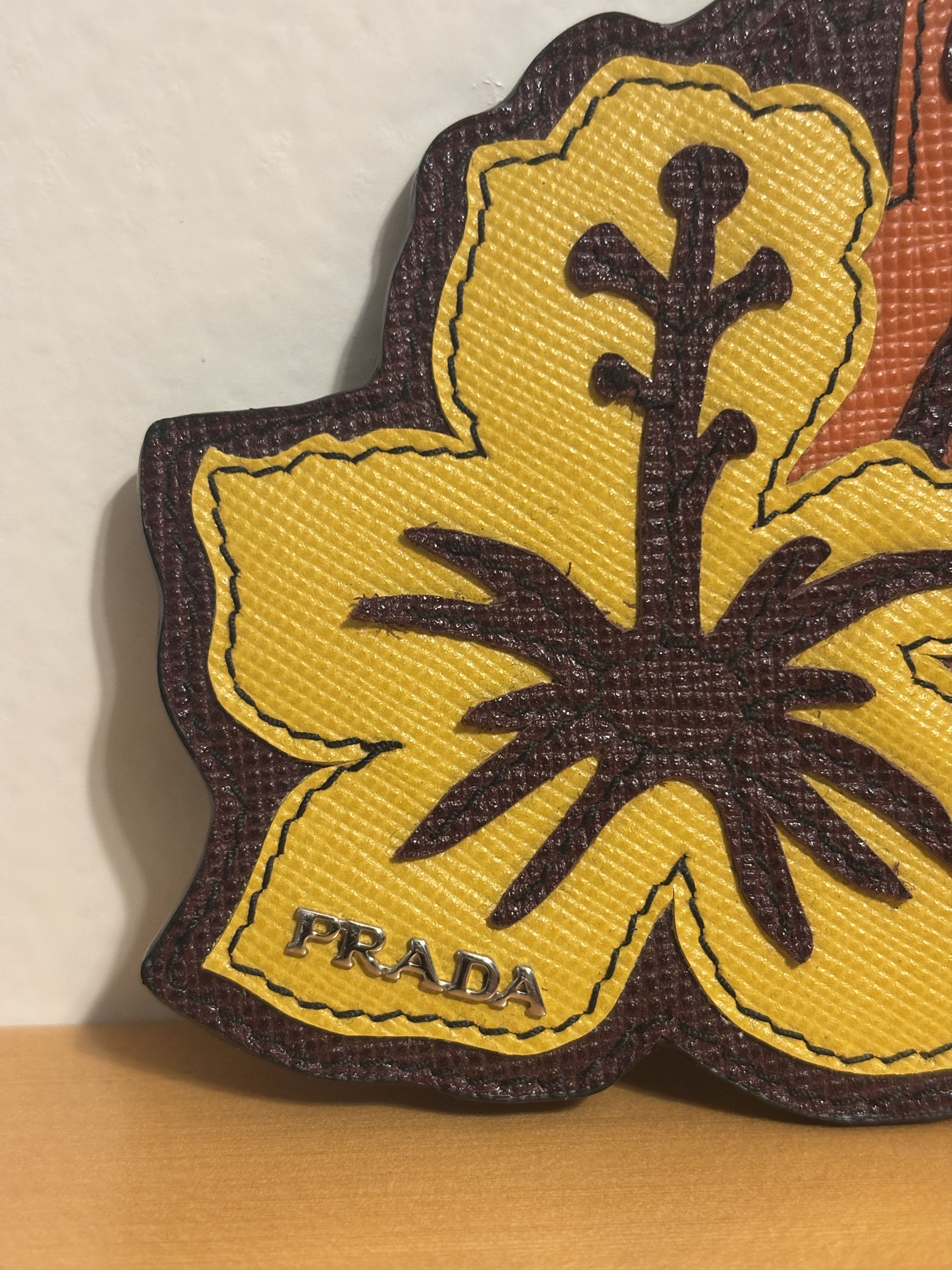 Prada Velcro Leather Prada Flower Patch / Floral Patches Size ONE SIZE - 3 Thumbnail