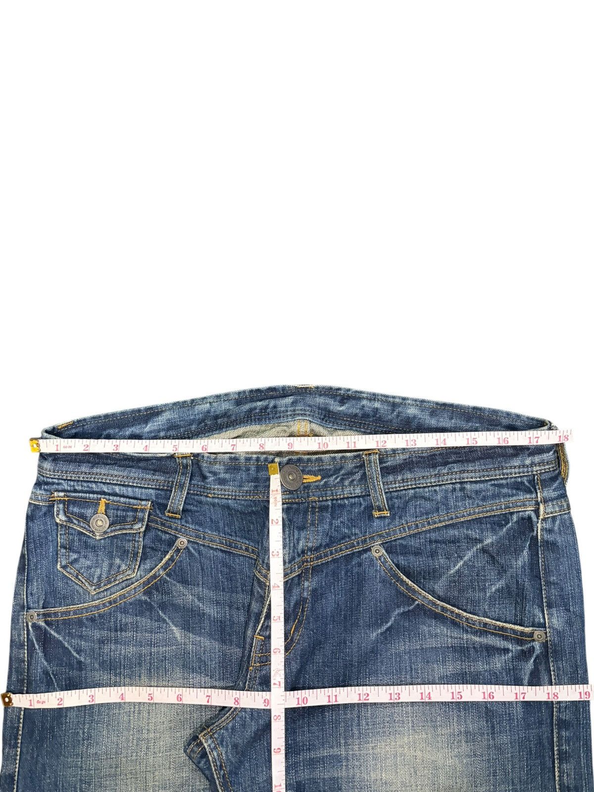 Ksubi Vintage Japanese Brand Rusty Wash Distress Loose Jeans Size US 35 - 6 Thumbnail