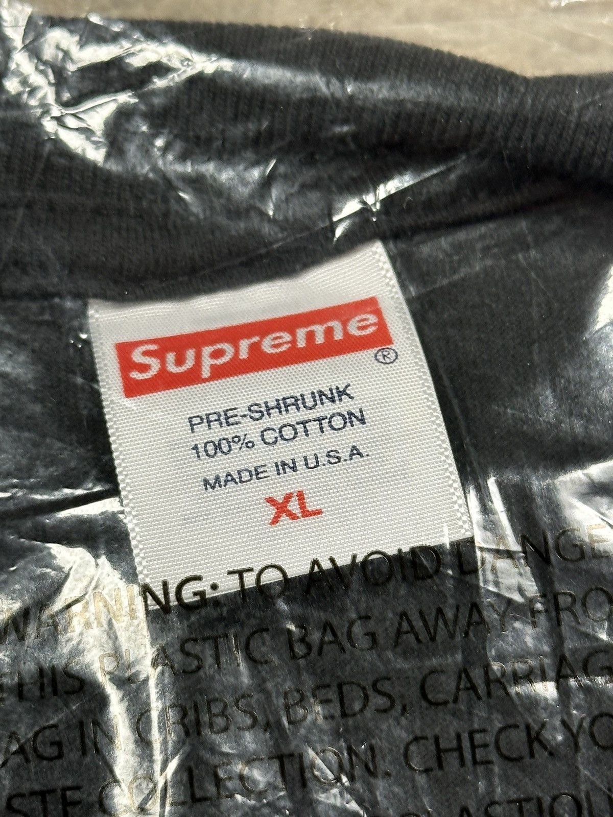 Supreme Supreme Gotham Tee - Black - XL - FW23 Size US XL / EU 56 / 4 - 5 Thumbnail