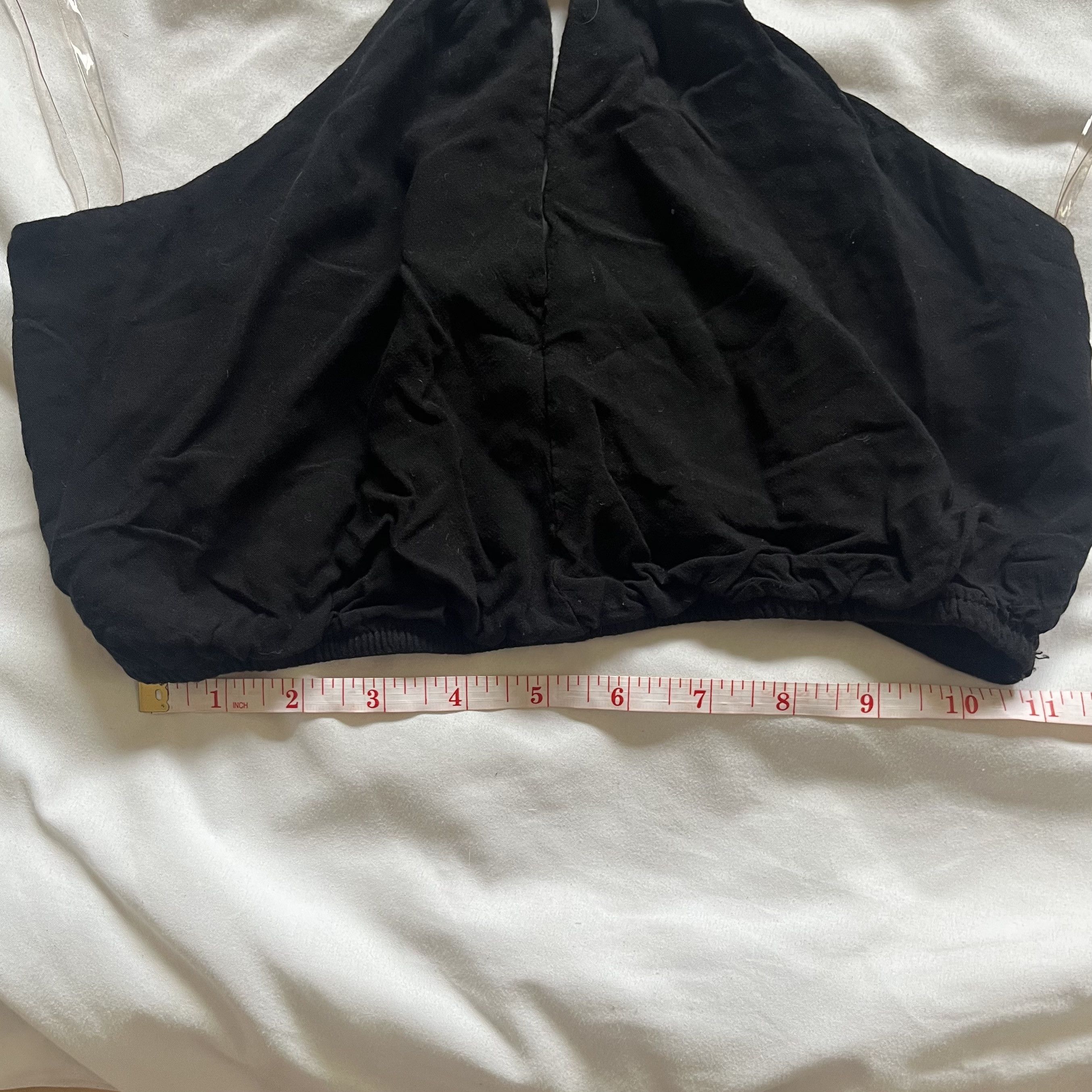 Pacsun LA Hearts Black Halter Crop Top w/ Tie Back and Straps Size XS / US 0-2 / IT 36-38 - 4 Thumbnail