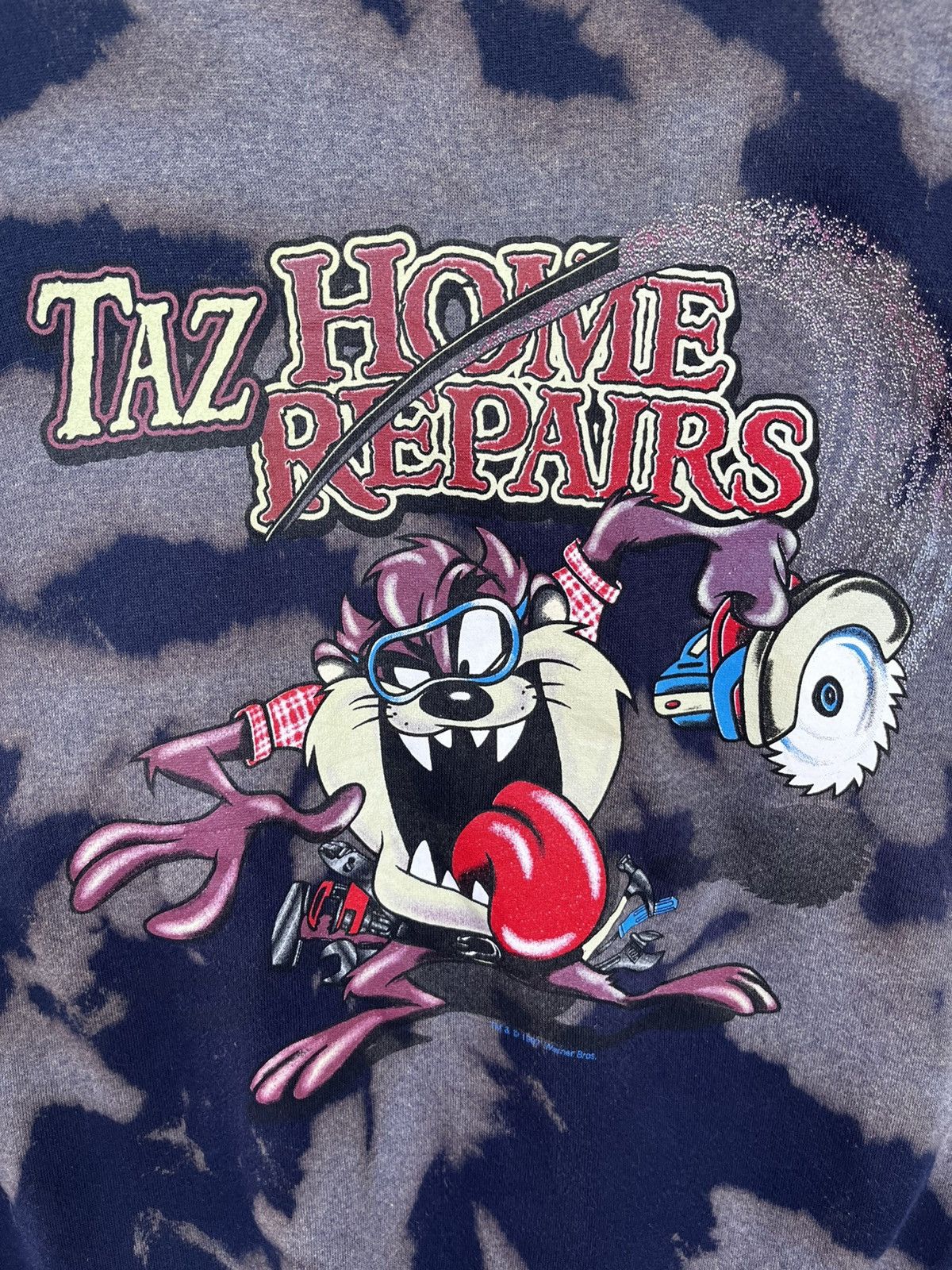 Vintage Vintage Bleach Tazmania Home Repair Sweatshirt Size US M / EU 48-50 / 2 - 3 Thumbnail