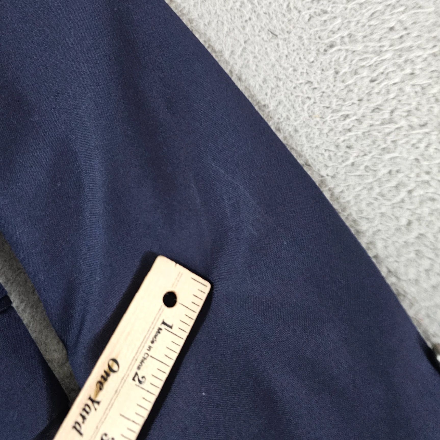 Brooklyn Tailors Brooklyn Tailors Blazer Womens XL Navy Wool Full Canvas 2 Button Notch Lapel Regular Jacket Long Sleeve Solid Size XL / US 12-14 / IT 48-50 - 3 Thumbnail
