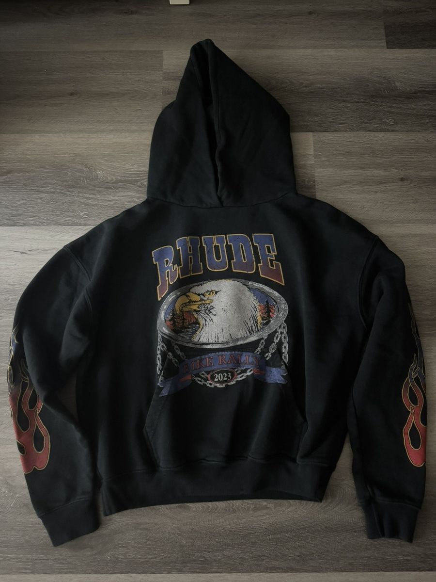 Rhude Rhude - Screaming Eagle Hoodie Size US L / EU 52-54 / 3 - 1 Thumbnail
