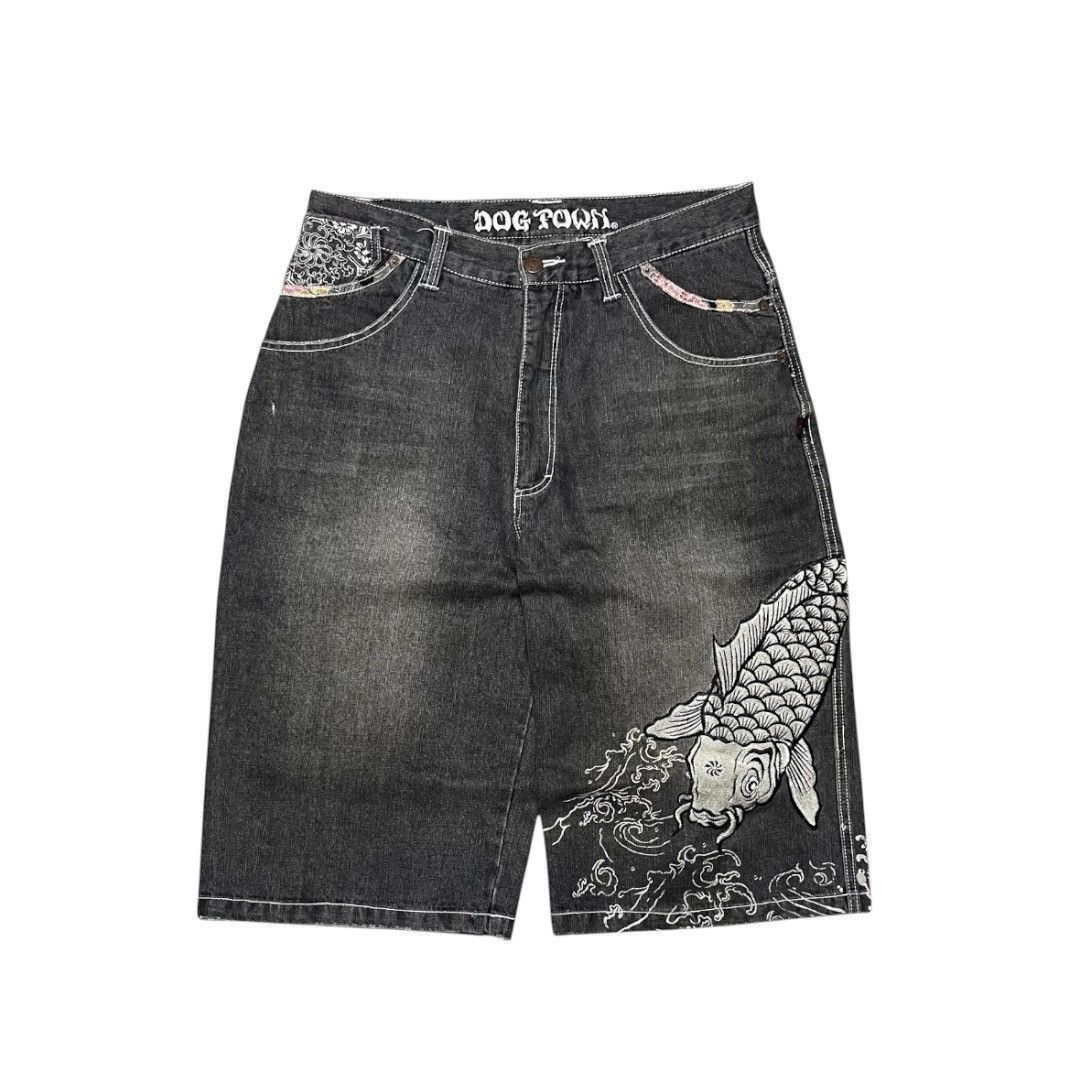 Dogtown × JNCO × Streetwear Dogtown Black Dragon Jorts | Grailed