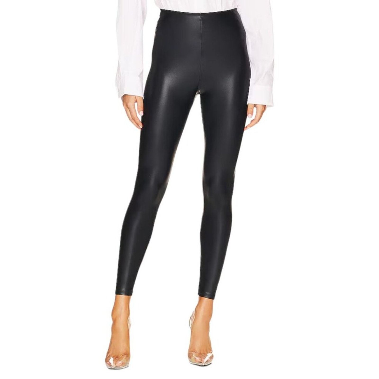 Commando Perfect Control Faux Leather Legging Small $118