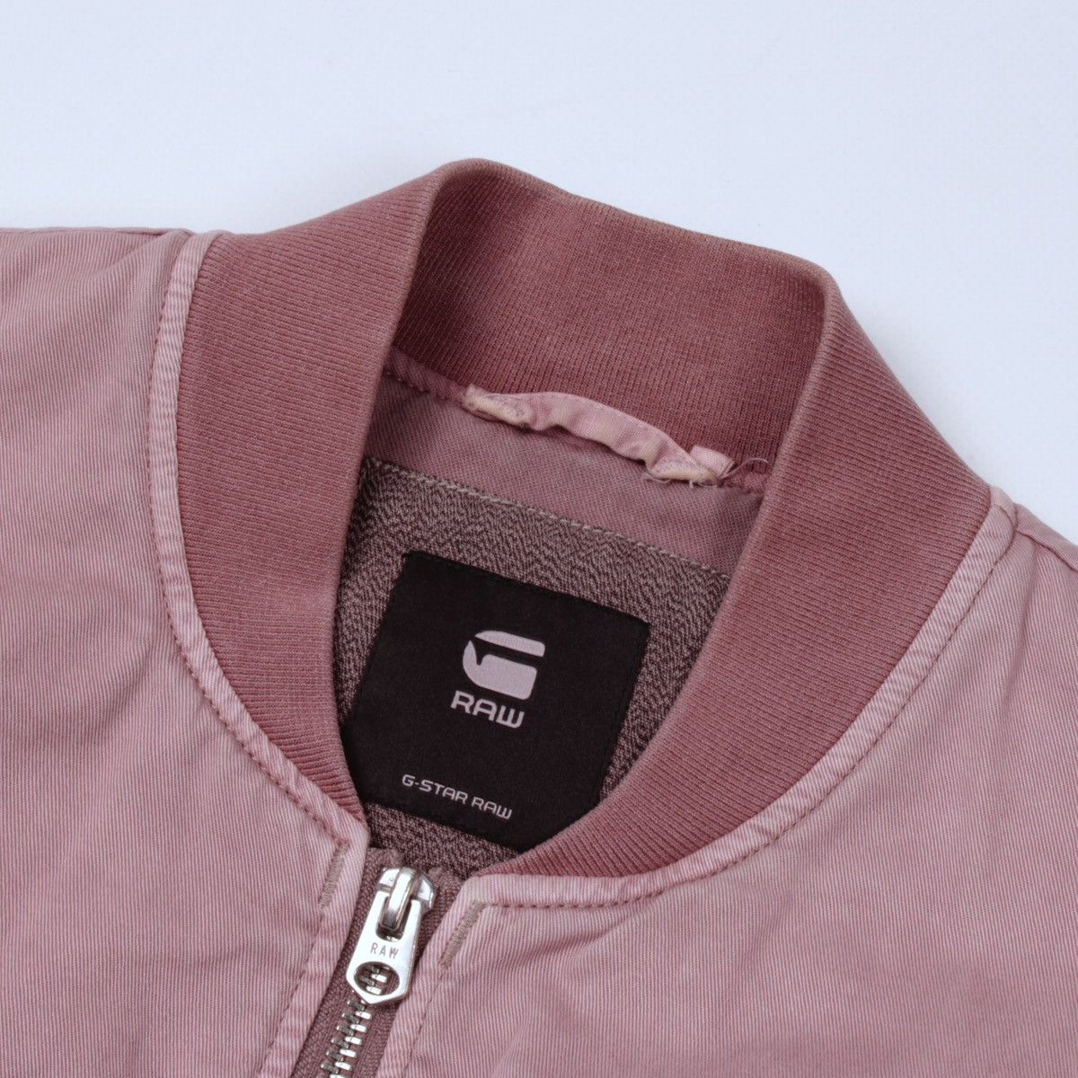 Designer × G-Star G-STAR RAW Chopper Slim Garment Dyed Pink Bomber Size XS / US 0-2 / IT 36-38 - 10 Thumbnail