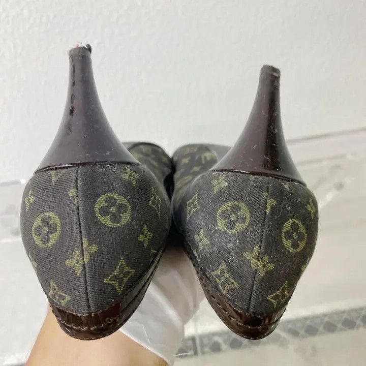 Louis Vuitton Louis Vuitton Classic Brown Pointed Heels -2508 Size US 4 / IT 34 - 6 Thumbnail