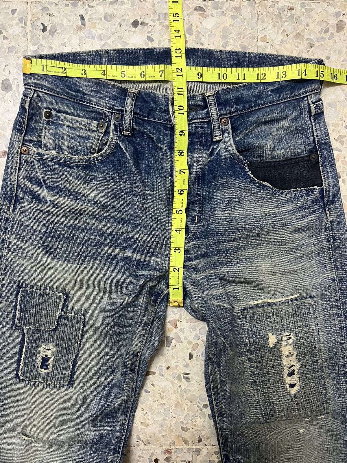 Spellbound Vintage Japanese brand spellbound distressed denim Size US 30 / EU 46 - 9 Thumbnail