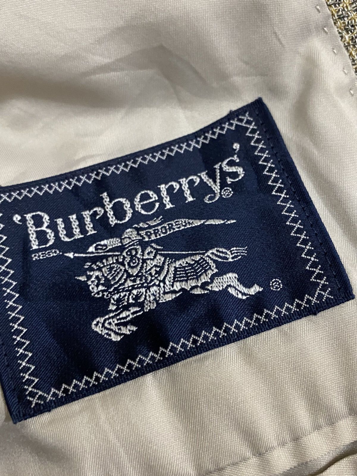 Burberry Prorsum Vtg Burberry Blazer Jacket Size 40L - 9 Thumbnail