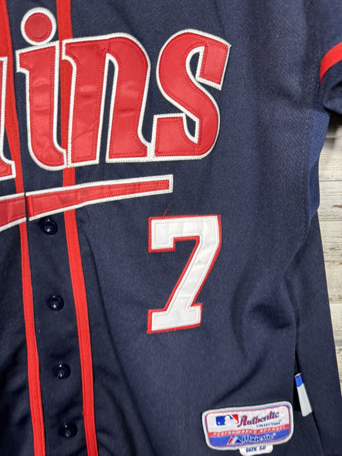 Majestic Minnesota Twins Majestic Authentic Joe Mauer Jersey 2010 Size US XL / EU 56 / 4 - 3 Thumbnail