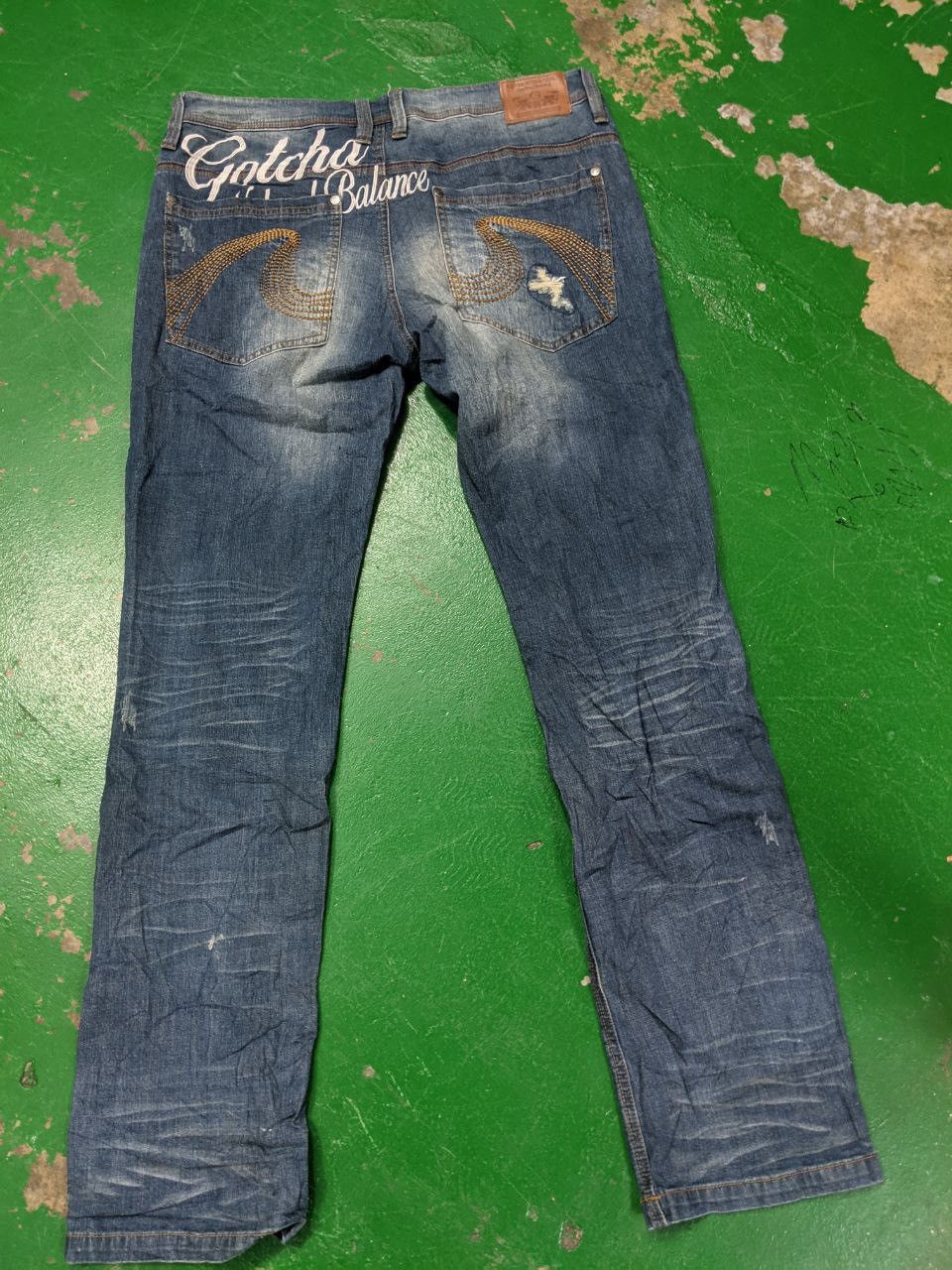 Gotcha DISTRESSED GOTCHA DENIM PANTS Size US 36 / EU 52 - 2 Thumbnail