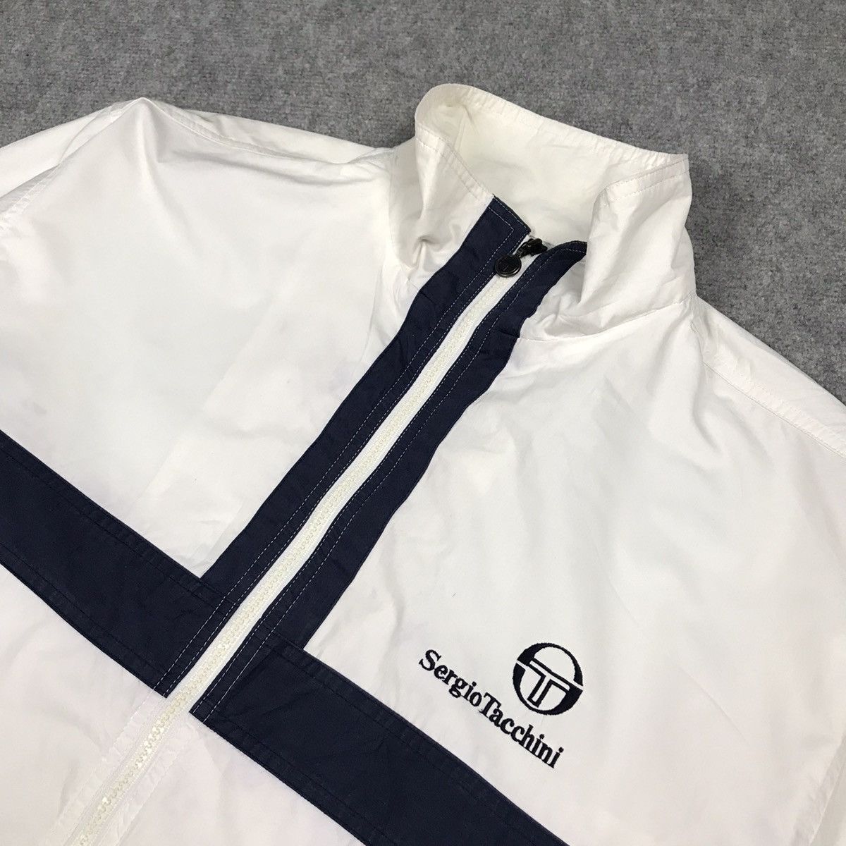 Japanese Brand × Sergio Tacchini SERGIO TACCHINI ZIPPER JACKET Size US L / EU 52-54 / 3 - 5 Thumbnail