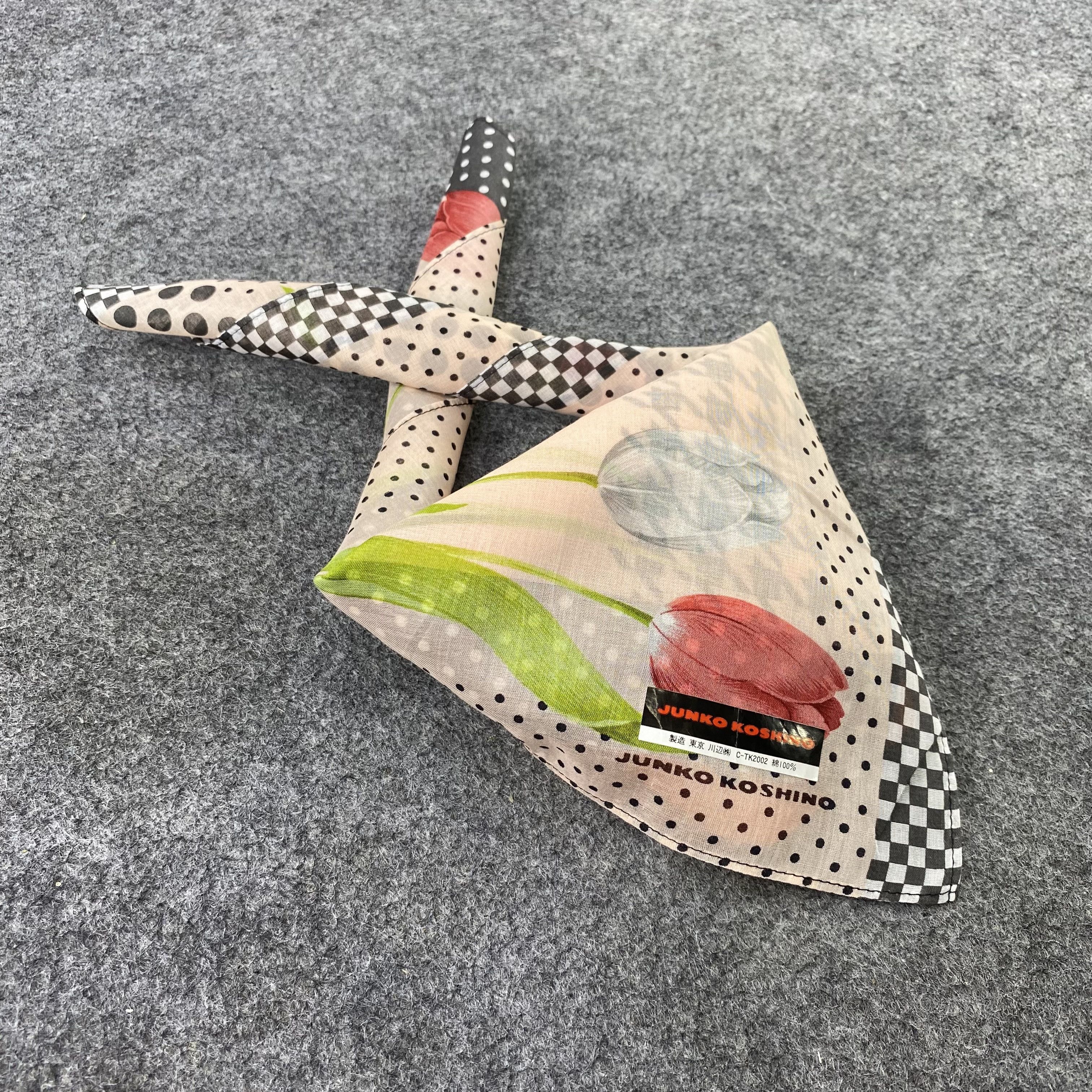 Japanese Brand Junko Koshino Handkerchief / Bandana / Neckerchief-B866 Size ONE SIZE - 1 Thumbnail
