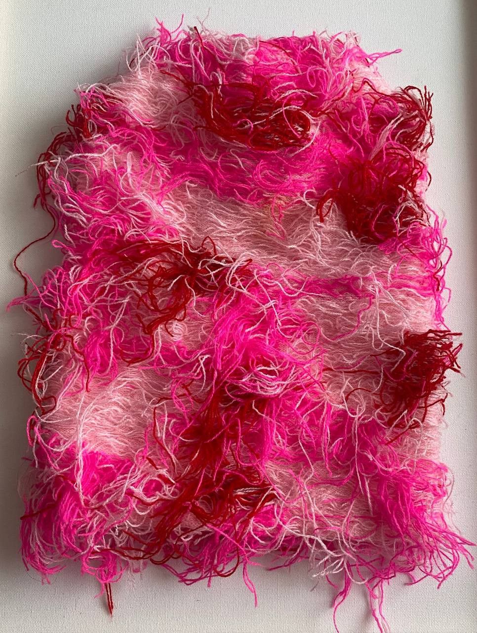Japanese Brand DISTRESSED Pink Y2k Opium BALACLAVA Hat Size ONE SIZE - 4 Thumbnail