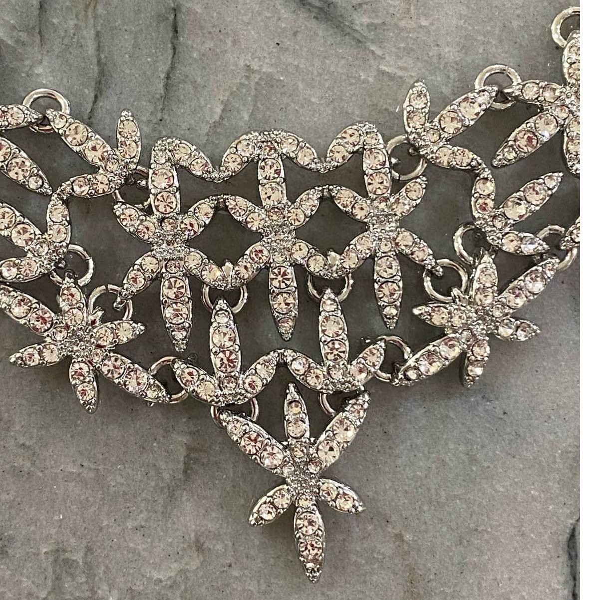 Other INC Silver-Tone Pavé Star Statement Necklace Size ONE SIZE - 3 Thumbnail