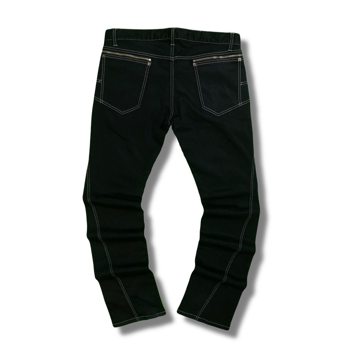 PPFM 2000s PPFM Bondage Zipper Punk Style Pants Size US 35 - 10 Thumbnail