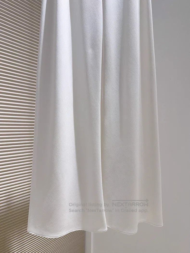 The Row The Row size XS White wide-leg pants Size 22" - 2 Thumbnail
