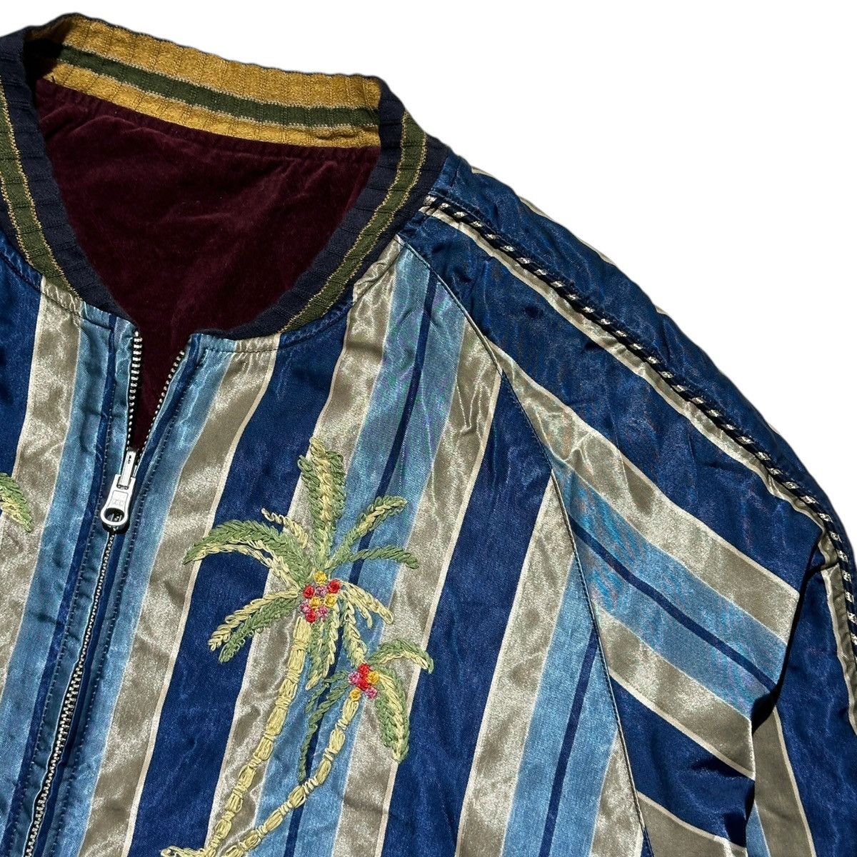 Kapital Reversible satin velvet souvenir bomber jacket Size US XL / EU 56 / 4 - 2 Thumbnail