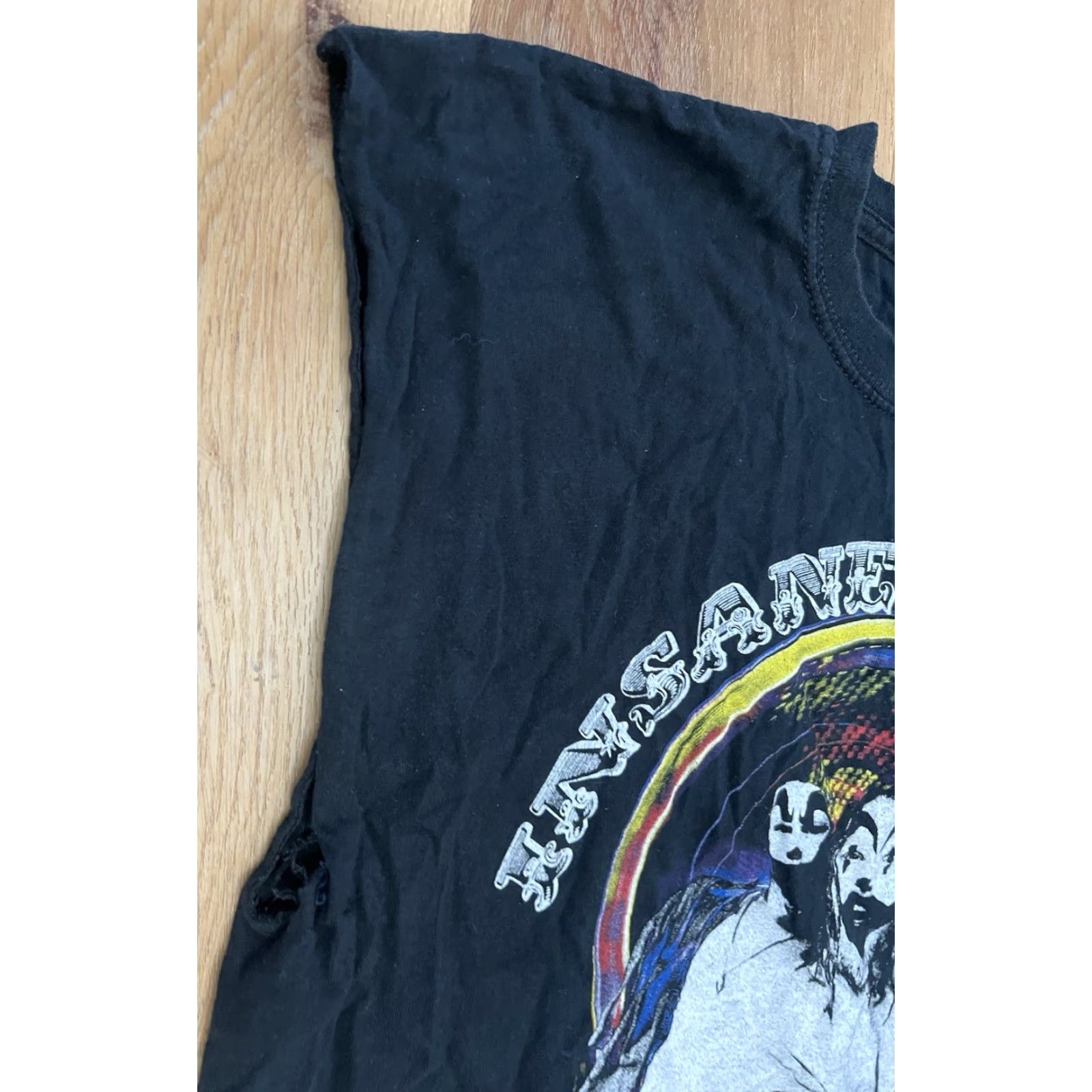 Vintage VINTAGE Insane Clown Posse T-Shirt XL Cut Sleeves Tank Shirt Men XL Blue 90s Hip Hop Music Personalized Vintage style Size US XL / EU 56 / 4 - 4 Thumbnail