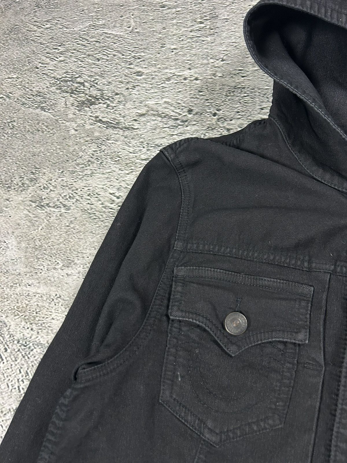 True Religion True Religion denim jacket black hooded Size US S / EU 44-46 / 1 - 2 Thumbnail