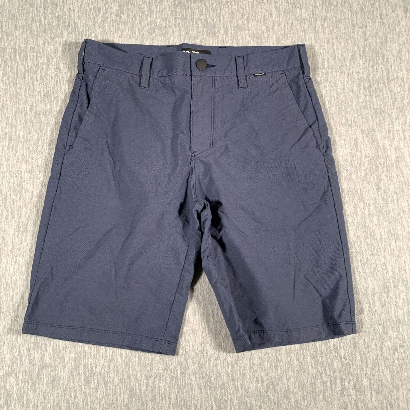 Hurley Hurley Mens Shorts 30 Navy Blue Chino Hybrid Golf Stretch Casual Nylon Blend Size US 30 / EU 46 - 2 Thumbnail