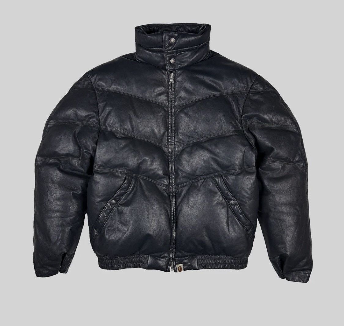 Men's Bape Leather Jackets | Grailed