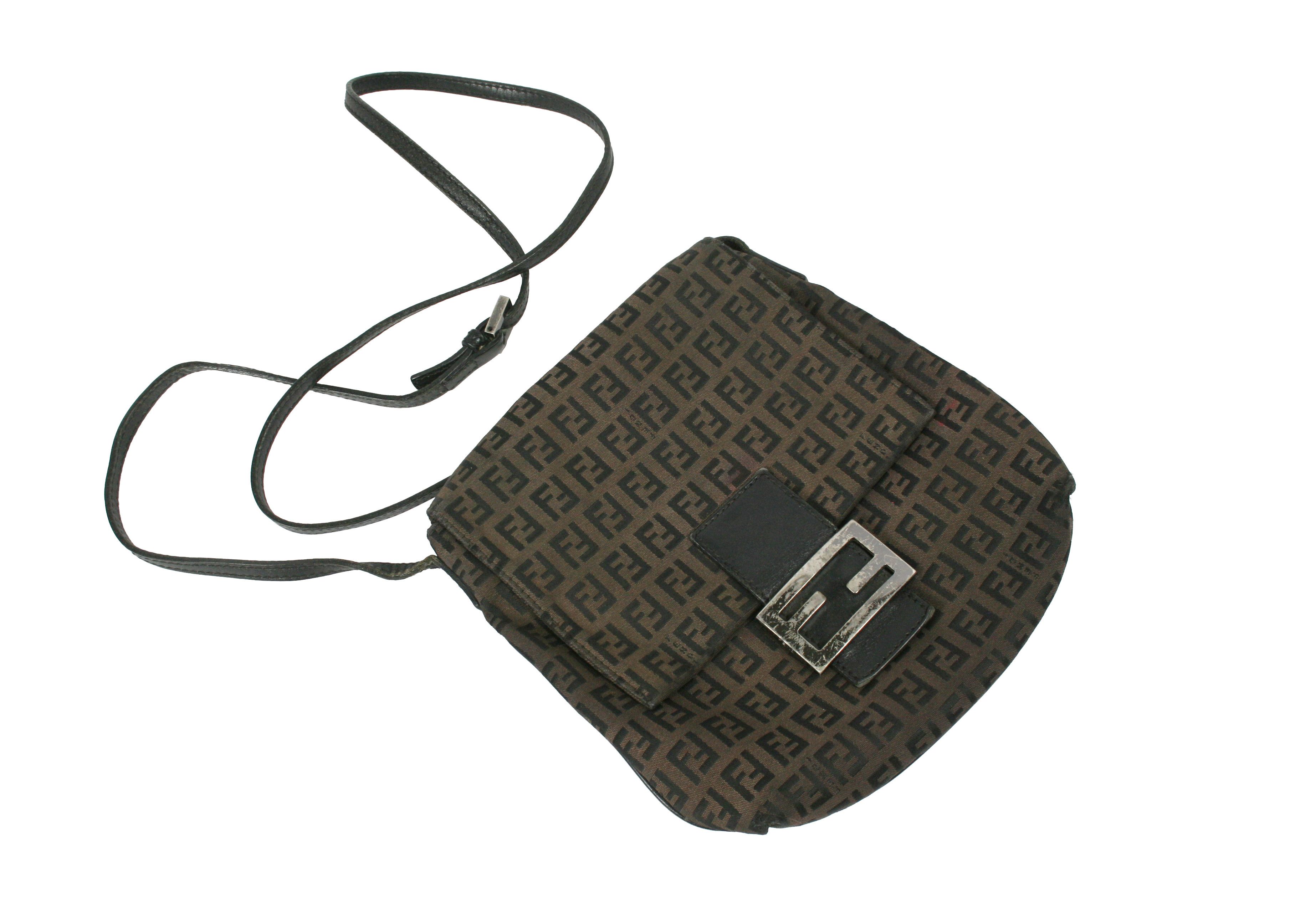 Fendi 00S Zucchino Zucca Monogram Pattern Crossbody Bag Vintage Size ONE SIZE - 1 Thumbnail