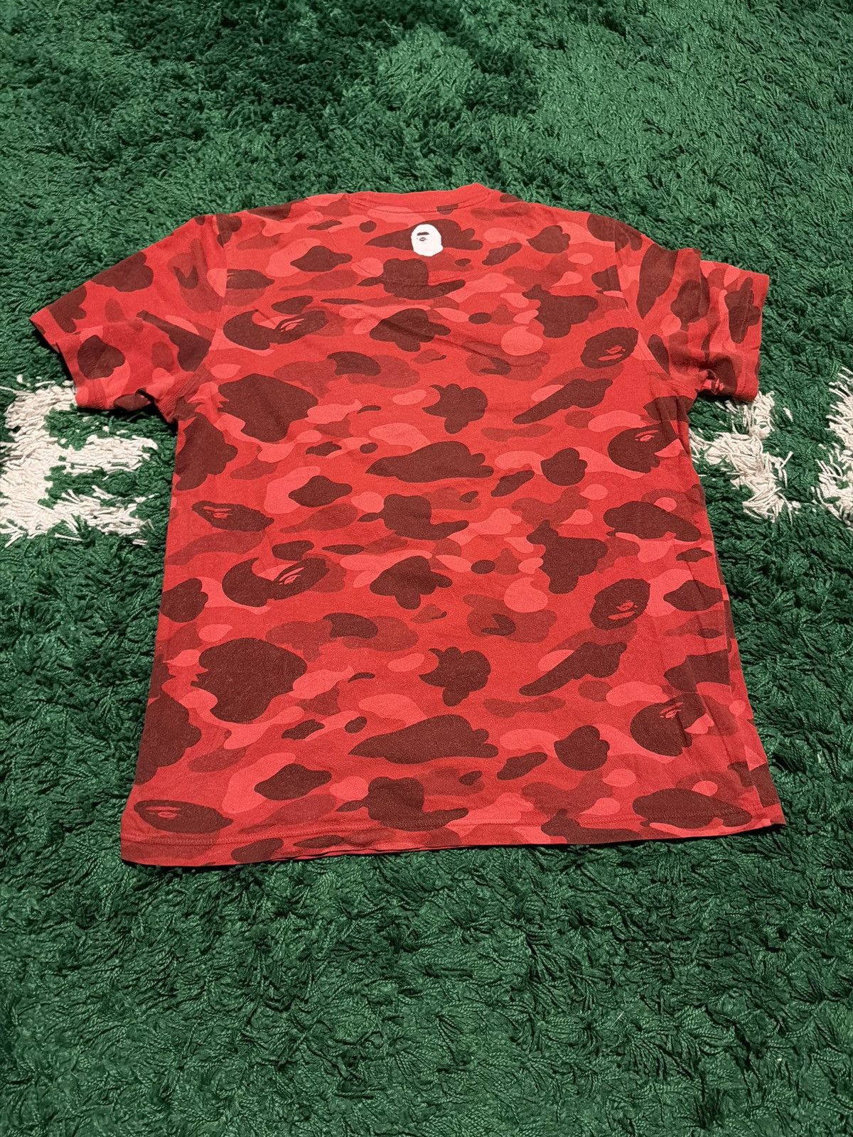 Adidas × Bape BAPE x Adidas adicolor T-Shirt 'Raw Red’ Fall/Winter 2018 Size US M / EU 48-50 / 2 - 3 Thumbnail