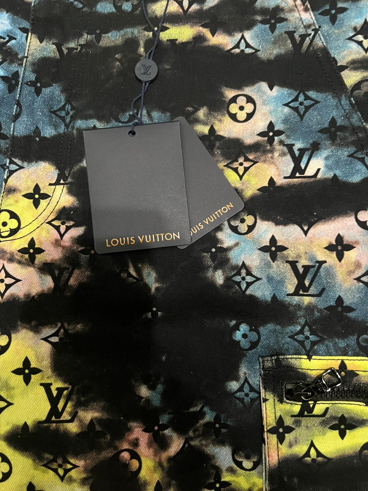 Louis Vuitton Louis Vuitton Virgil Abloh Tie Dye Monogram Cargo Pant Size US 33 - 2 Thumbnail