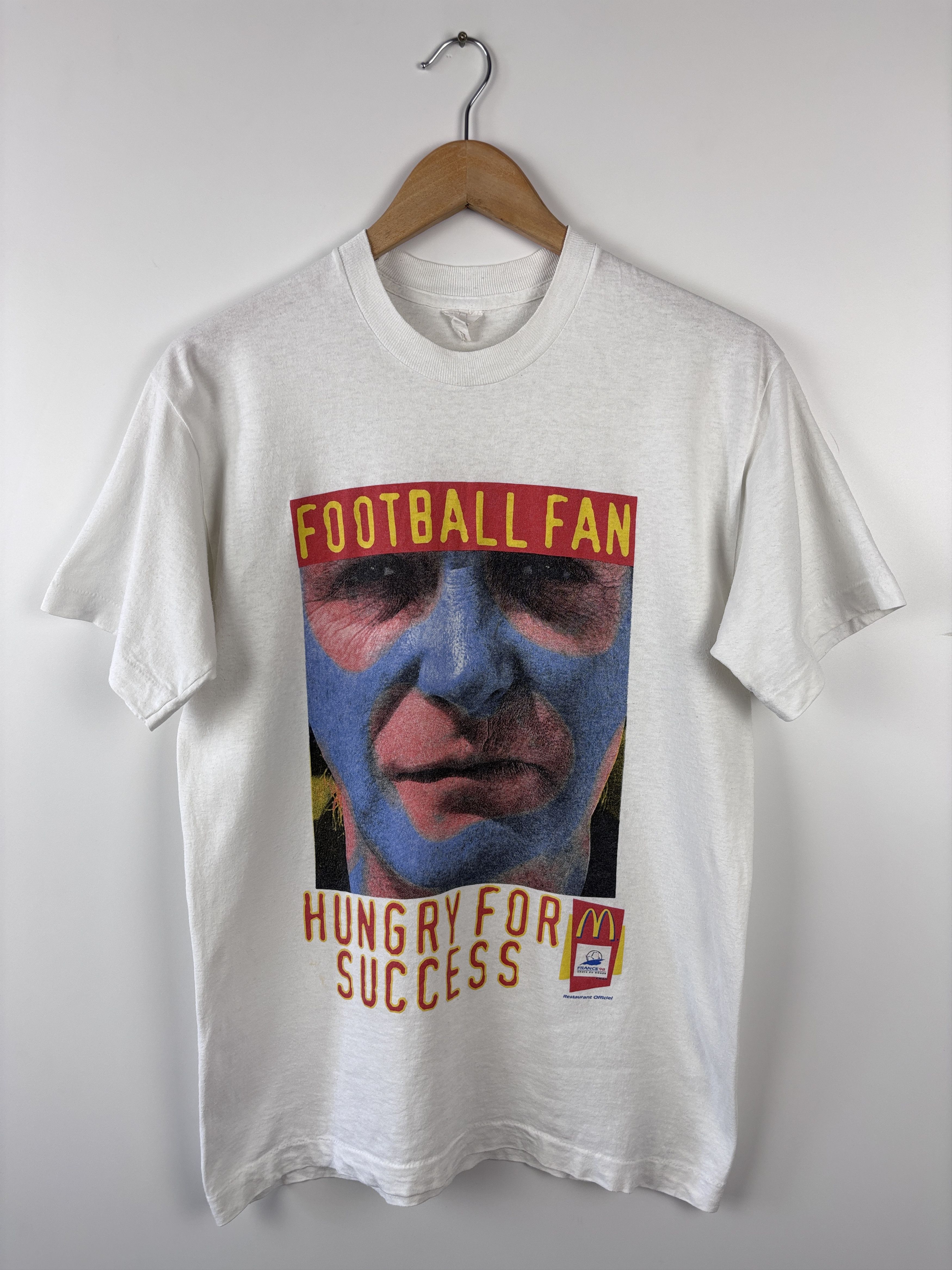 Vintage France 1998 Football Fan Hungry For Success T-Shirt ~XS-S Size US XS / EU 42 / 0 - 1 Thumbnail