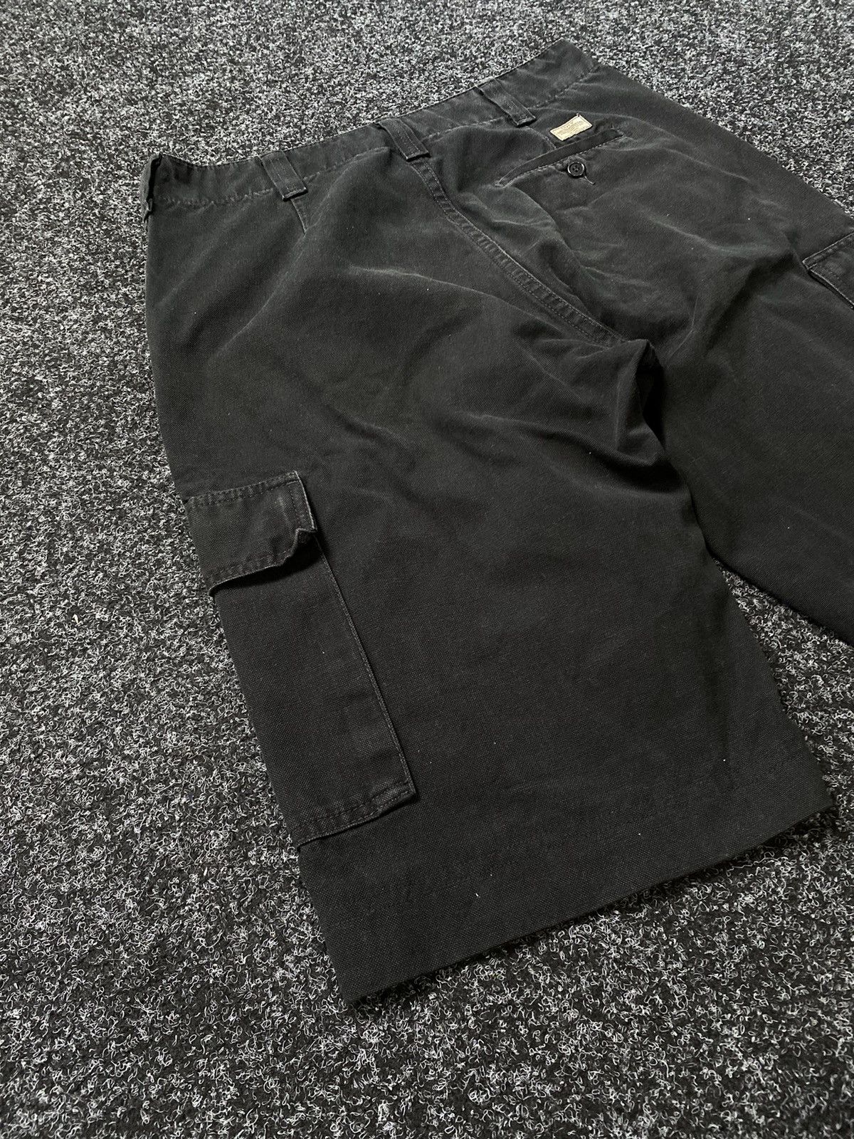 Levi's × Vintage Levis Cargo Shorts Denim Distressed Rap Sk8 Baggy Size US 34 / EU 50 - 10 Thumbnail