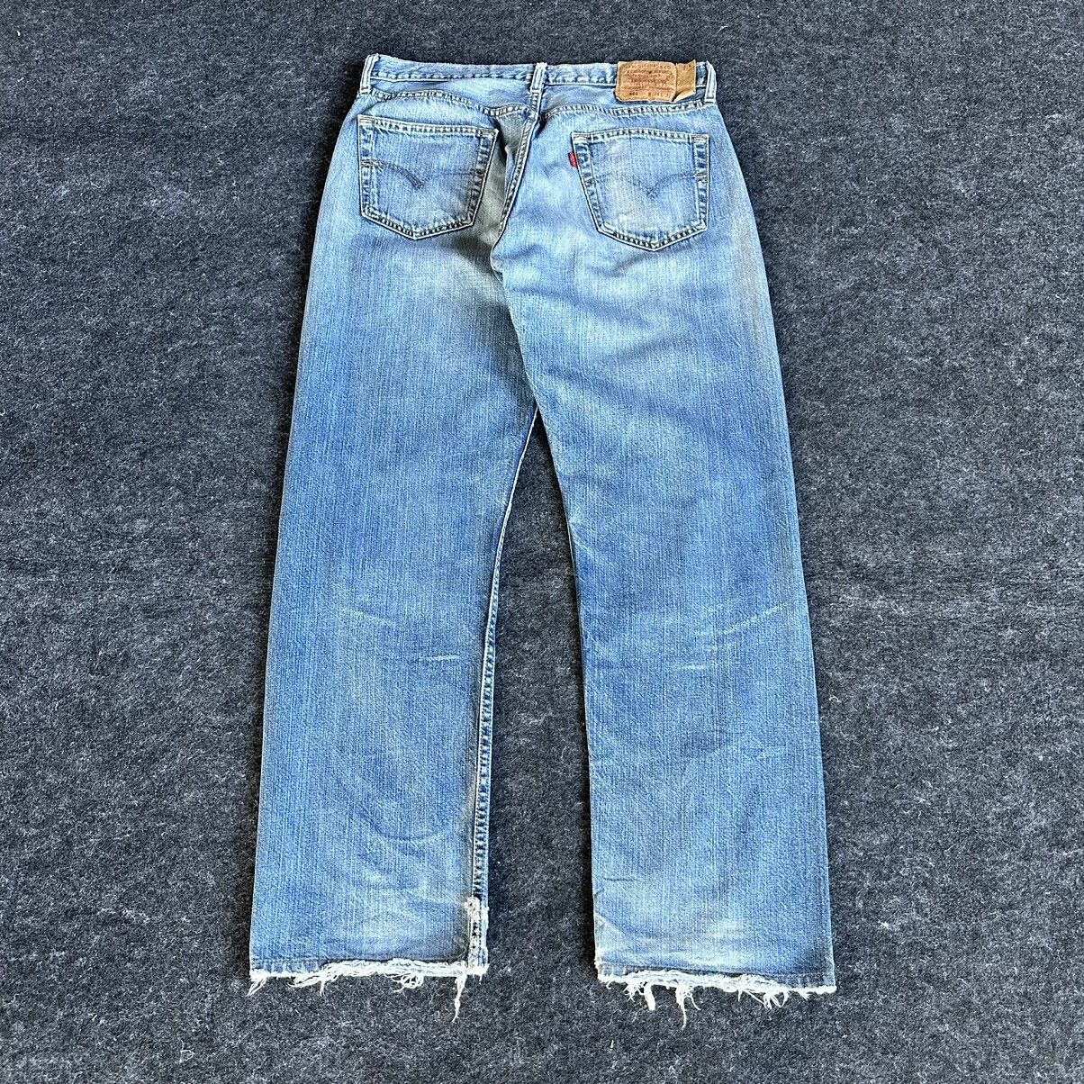 Levi's Levis 501 Distressed Blue Vintage Denim D577 Size US 32 / EU 48 - 5 Thumbnail