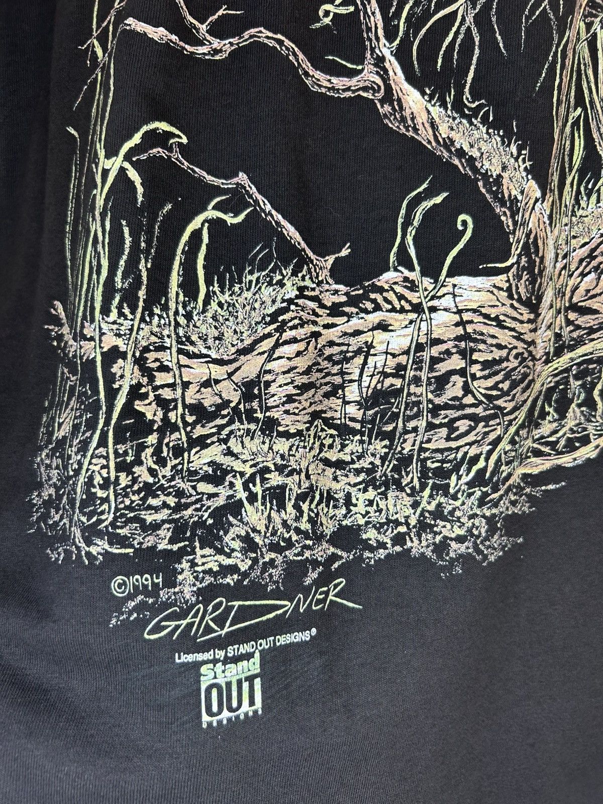 Vintage Vintage 90s Bass Fishing T Shirt Size US L / EU 52-54 / 3 - 5 Thumbnail