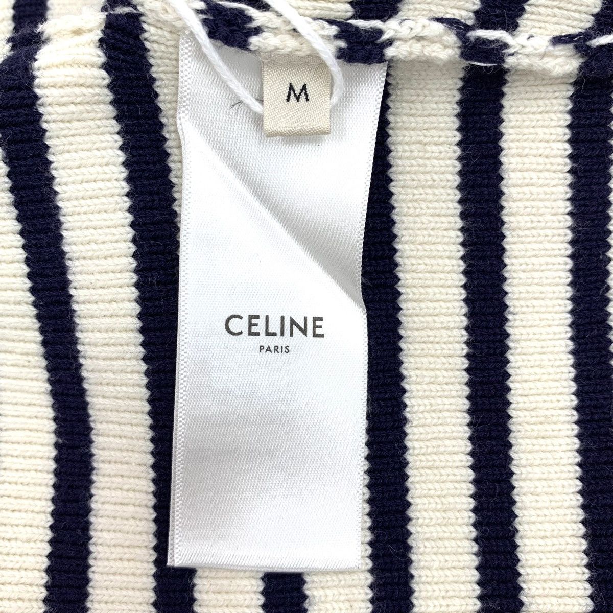 Celine Celine Color-blocked Striped Long Sleeve Knit Sweater K26WX Size M / US 6-8 / IT 42-44 - 6 Thumbnail